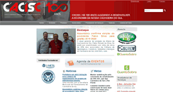 Desktop Screenshot of cacisc.com.br