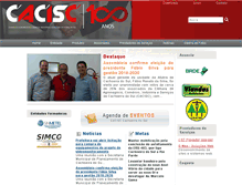 Tablet Screenshot of cacisc.com.br